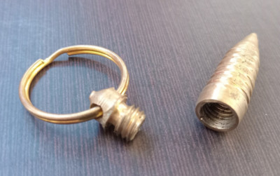 Antiker Stil Wikinger keltisch Bronze und Messing Amulett Anhänger selten schwer Artefakt