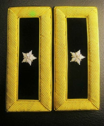 NEU US ARMEE AUTHENTISCH MÄNNLICH 1/5 STERNE GENERAL HARTE SCHULTERRIEMEN RÄNGE CP HERGESTELLT - Bild 9 von 26