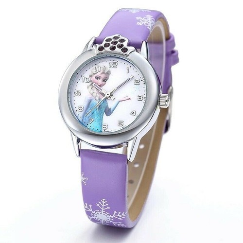 Disney Frozen Elsa & Anna Mädchen Kinder Kinder Party Damen Geschenk Armbanduhr UK - Bild 2 von 12