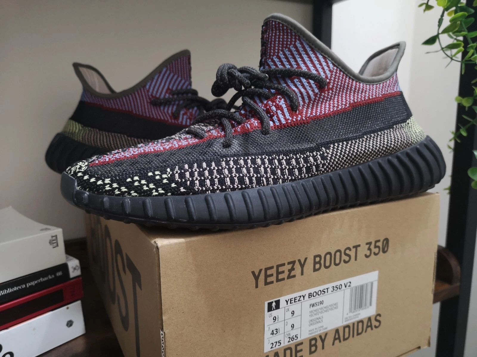 Adidas YEEZY YECHEIL Boost 350 V2 (non reflective) ITA 43 1 3 US9 5 usate
