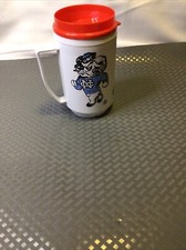 VINTAGE UNC INSULATED CUP WITH LID, UNUSED, MADE IN THE USA
