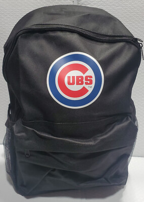 Chicago Cubs Black FOCO Backpack - MLB