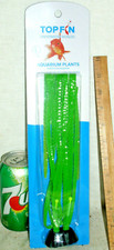 TOP FIN FISH TANK AQUARIUM L LG LARGE 16" IN PLASTIC MOVEABLE SEAWEED KELP PLANT