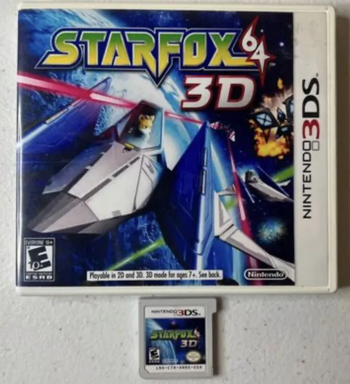 TESTED Star Fox 64 3D - COMPLETE IN BOX CIB - Nintendo 3DS