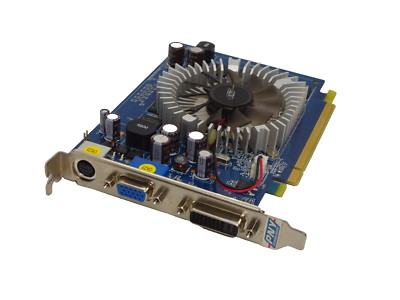 PNY GEFORCE 8600 GT 512MB DDR2 PCI-E GRAFIKKARTE DVI VGA S-VIDEO #GK10225