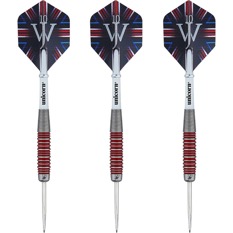 Unicorn Steel Darts James Wade Машина для дротиков с наконечником из 90% вольфрамовой стали Steeldart NEU
