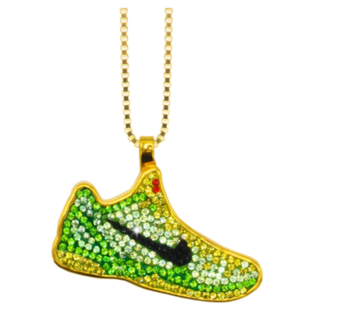 Christmas Nike Sneaker Pendant Necklace 