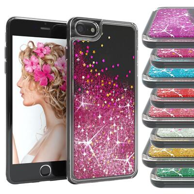 EAZY CASE für Apple iPhone SE 2022 / 2020 / iPhone 8 / 7 Glitzer Silikon Hülle