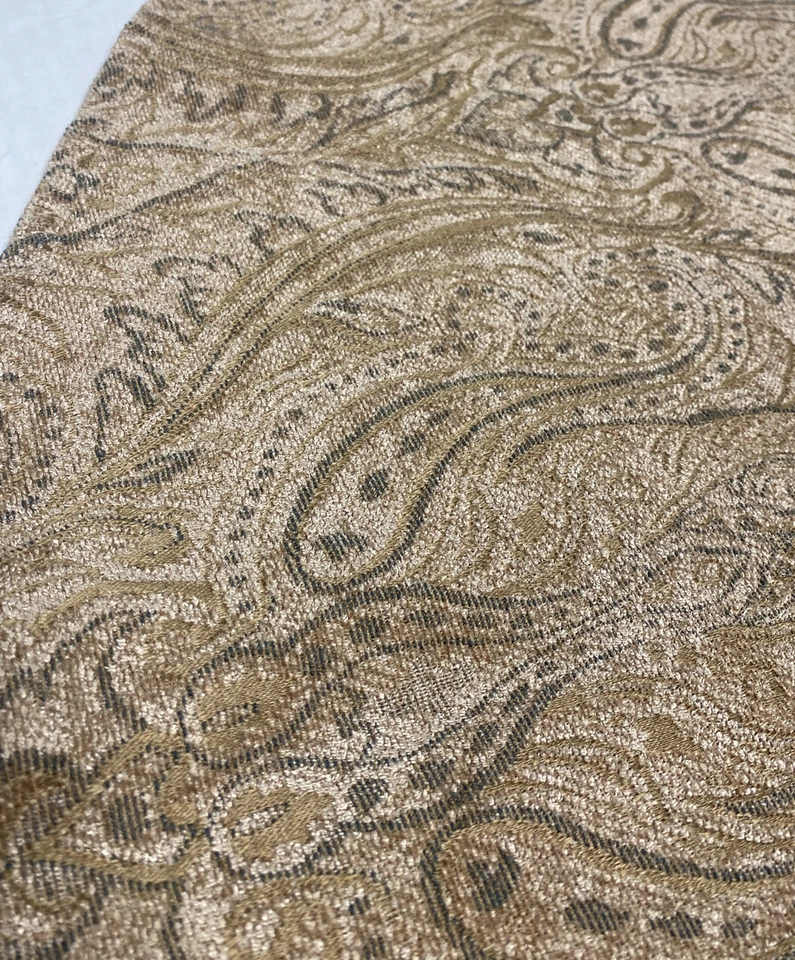 Conjunto 4 Valances Luxo Tratamentos de Janela Cortinas Curtas Borlas Bronzeadas Tapeçaria - Imagem 3 de 4