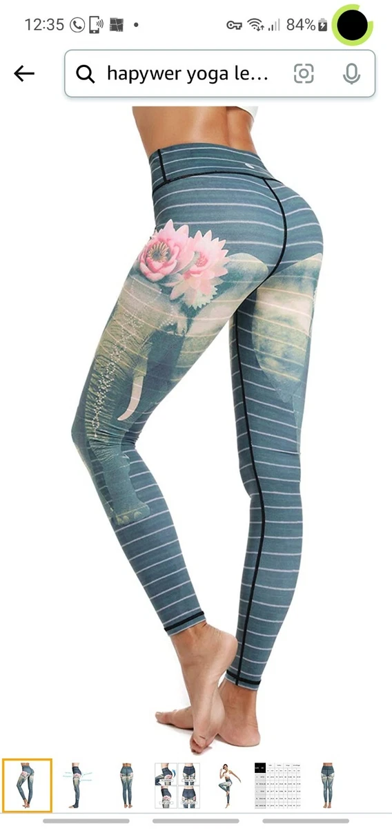 HAPYWER Women s High Waist Yoga Gym Leggings Comfortable Stylish