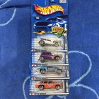 LOT OF 4 COMPLETE SET Hot Wheels REDLINES Series Chevy NOMAD ‘32 VICKY