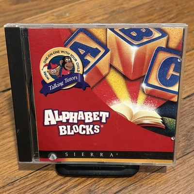 Sierra Discovery Series Alphabet Blocks RARE PC game edutainment learning