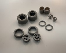 125 Scale 15x15.50 Weld Wheels Tires High Detail 3d Resin Drag Racing Models