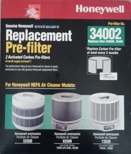 Honeywell Replacement Pre-Filter 2 Pack 34002