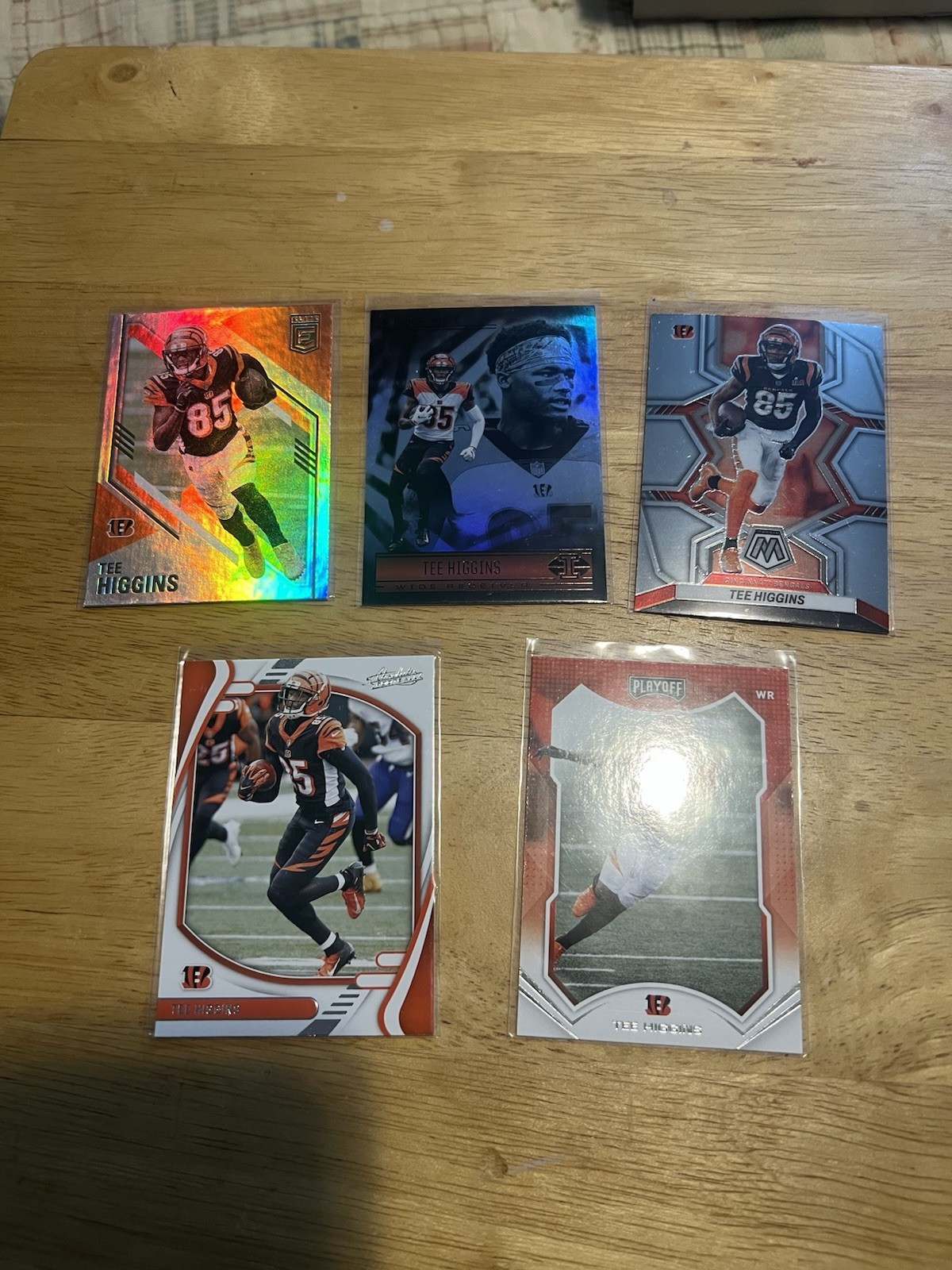 Tee Higgins Cincinnati Bengals 5 Card Lot