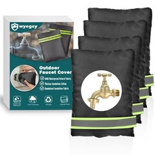 Thicken Outdoor Faucet Covers for Winter Freeze Protection, 4 Pack 7 W x 9 H ...