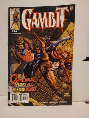 Marvel Comics Gambit #14 Will Candra Destroy All He Holds Dear 2000 Direct Edit 