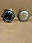 Lot of 2 Vintage Timex Automatic Mechanical Watches 46650-10878 Parts
