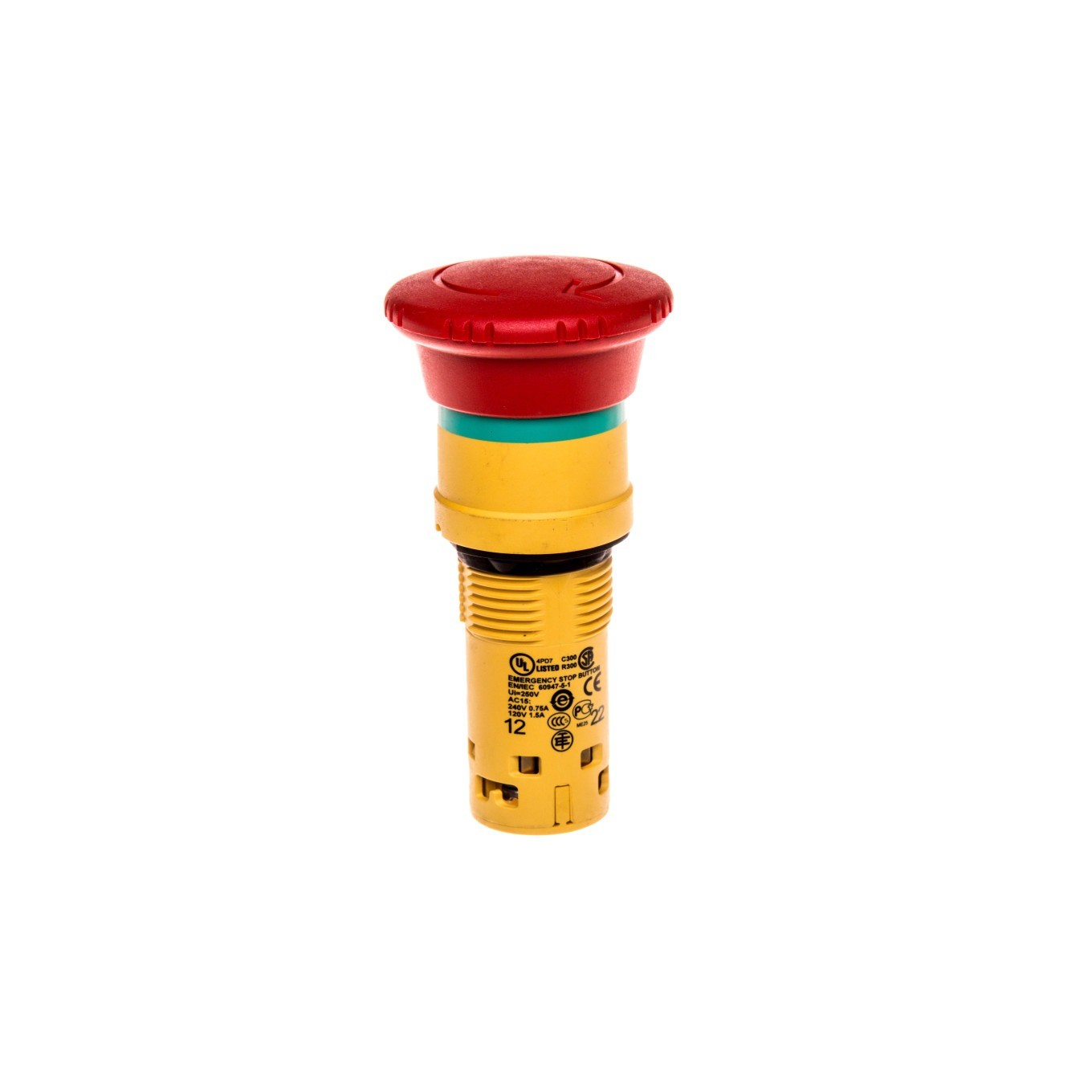22mm 2R IP54 Security Button via Harmony XB7NS8444