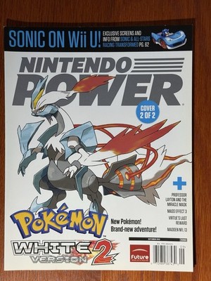 Nintendo Power Pokemon White September 2012 Vol 282 Newsstand Cover Volume 2