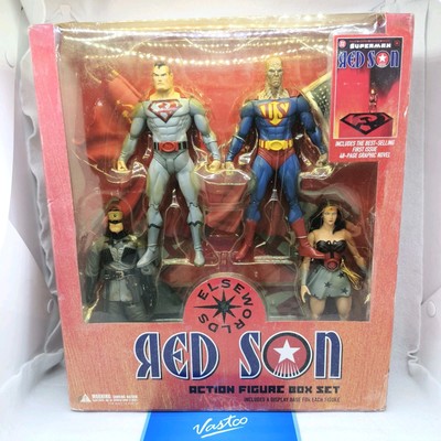 DC Direct Elseworlds Red Son Box Set Actionfigur + Comic