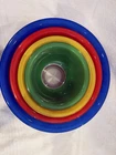 Vintage  PYREX Primary Colors Nesting Bowl Set of 4 Ovenware 1940s - MCM