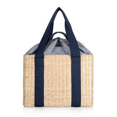 New Picnic TIME Parisian Basket Insulated Seagrass Waterproof, Stylish, Perfect