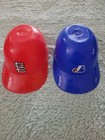 !!!   (19)  VINTAGE  MINI  BASEBALL HELMETS!    DODGERS  /  YANKEES /  A`S  $$ — photo 10