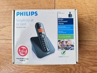 Philips Cordless Phone CD150 with Answering Machine 10 Call Logs