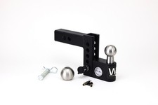 Weigh Safe Aws4-2 Trailer Hitch Aero Hitch Adjustable Ball Mount - 4 Drop Hitch Weigh Safe Aws4-2 Trailer Hitch Aero Hitch Adjustable Ball Mount - 4 Drop Hitch