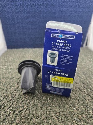 Jones Stephens P26001 2'' Floor Drain Trap Seal Black