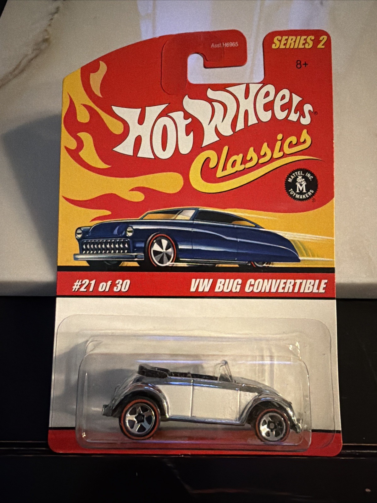 G10-13 HOT WHEELS CLASSICS - VOLKSWAGEN BUG CONVERTIBLE - 2006 - SERIES 2 - NIB