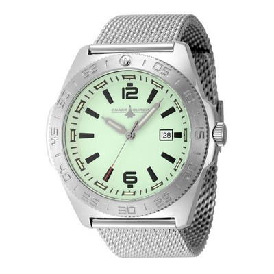 Chase Durer By Invicta Mens 45mm Green Super Nova Glow Mesh Band Watch CDW-0179