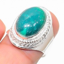 Malachite Gemstone Handmade 925 Sterling Silver All Size Ring For Gift