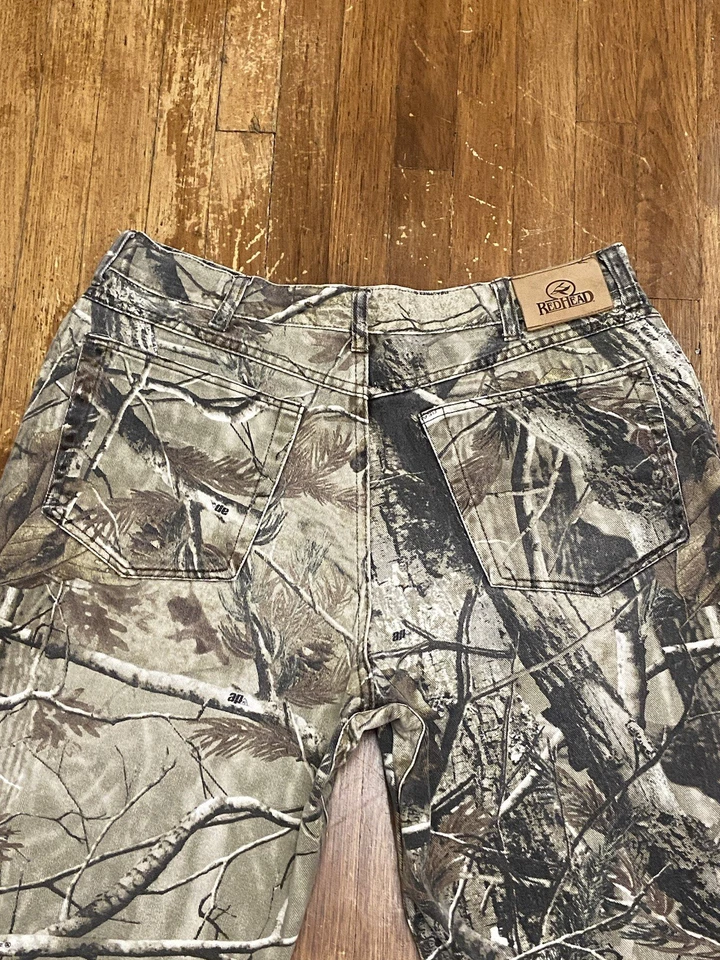Vintage Y2K Redhead Trebark Woodland Camo Short Men’s Size 34 - Image 3 of 4
