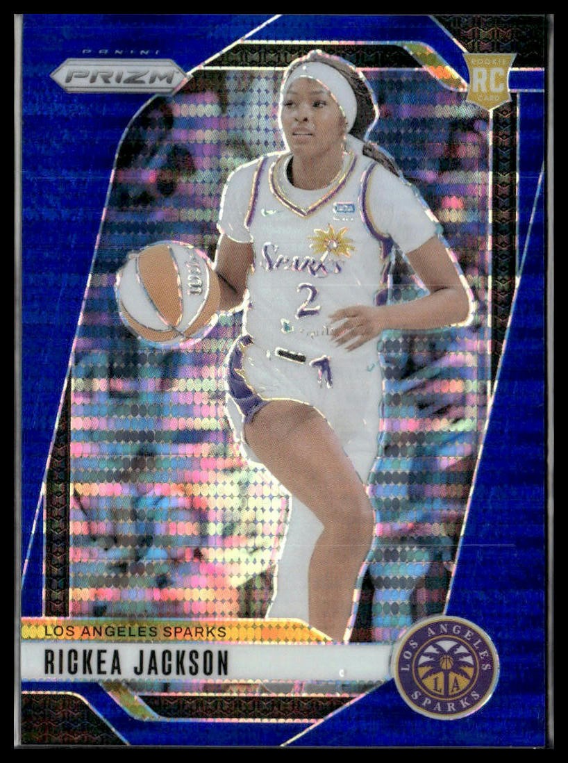 2024 Panini Prizm WNBA #60 Rickea Jackson Blue Prizms #/199