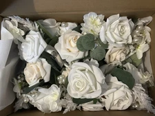 Ling's Moment Mini Flower Centerpiece Set in White Sage