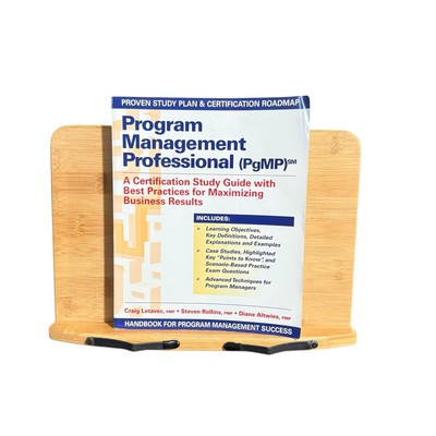 Program Management Professional PgMP Certification Study Guide Letavec Handbook