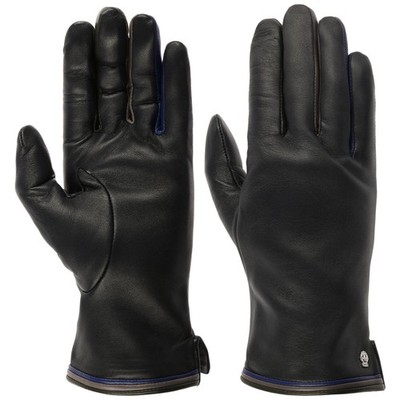 ROECKL Dreifarbige Leder Damenhandschuhe Lederhandschuhe