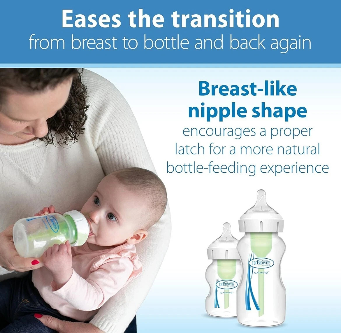 Dr. Brown’s Natural Flow Level 1 Narrow Baby Bottle Silicone Nipple Pack of 6