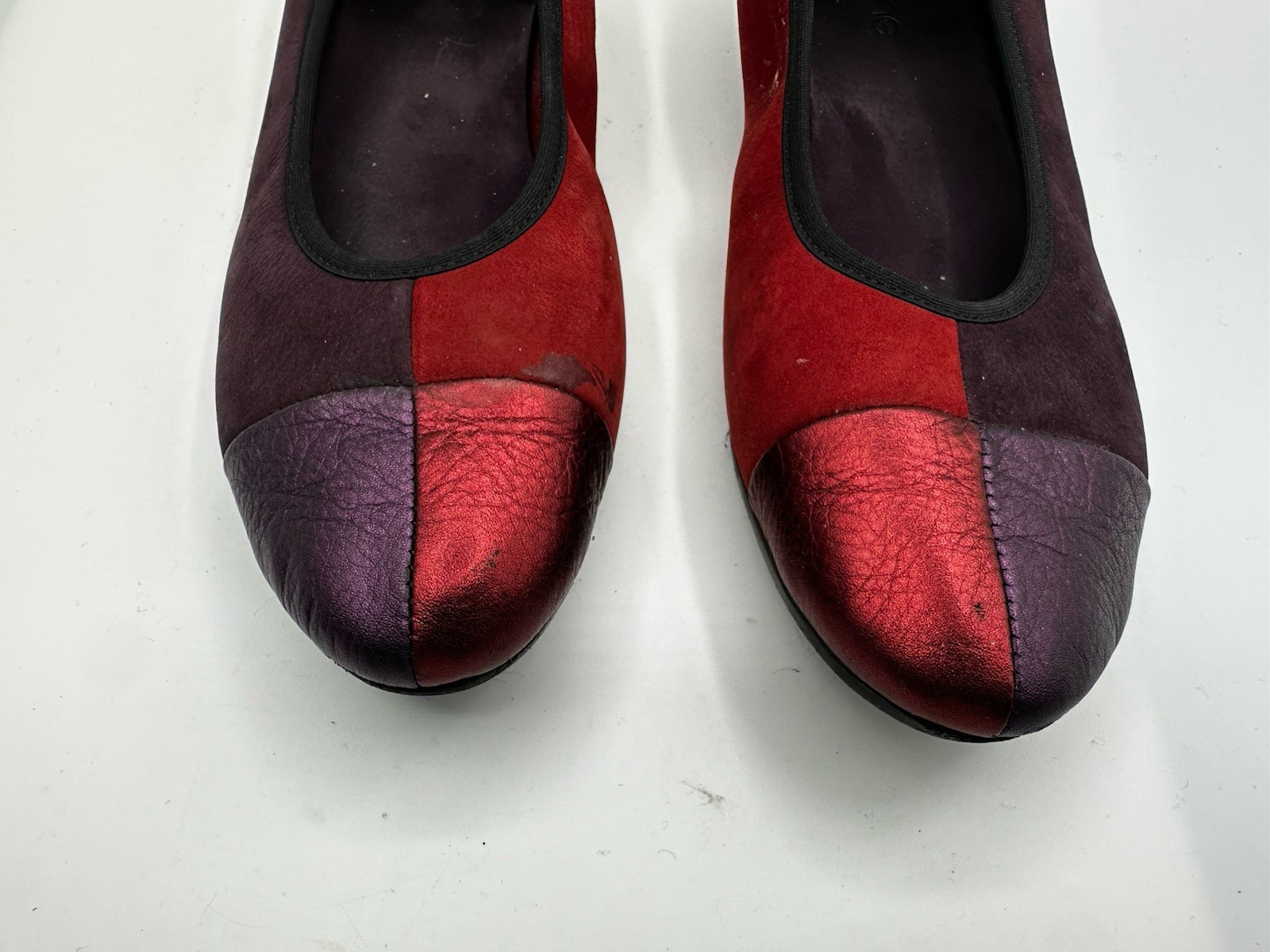 Arche Multicolor Patchwork Leather Loafers Women … - image 2