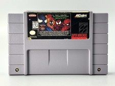 Venom Spider-Man: Separation Anxiety (Super Nintendo, SNES, 1995) ROUGH! READ!