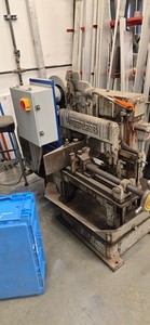 PEERLESS, POWER HACKSAW, MECHANI-CUT, 7 X 7 EXTRA BLADES. GOOD CONDITION
