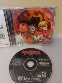 Street Fighter 3 Third Strike. 2000. Dreamcast. case middle broken (loose disc)