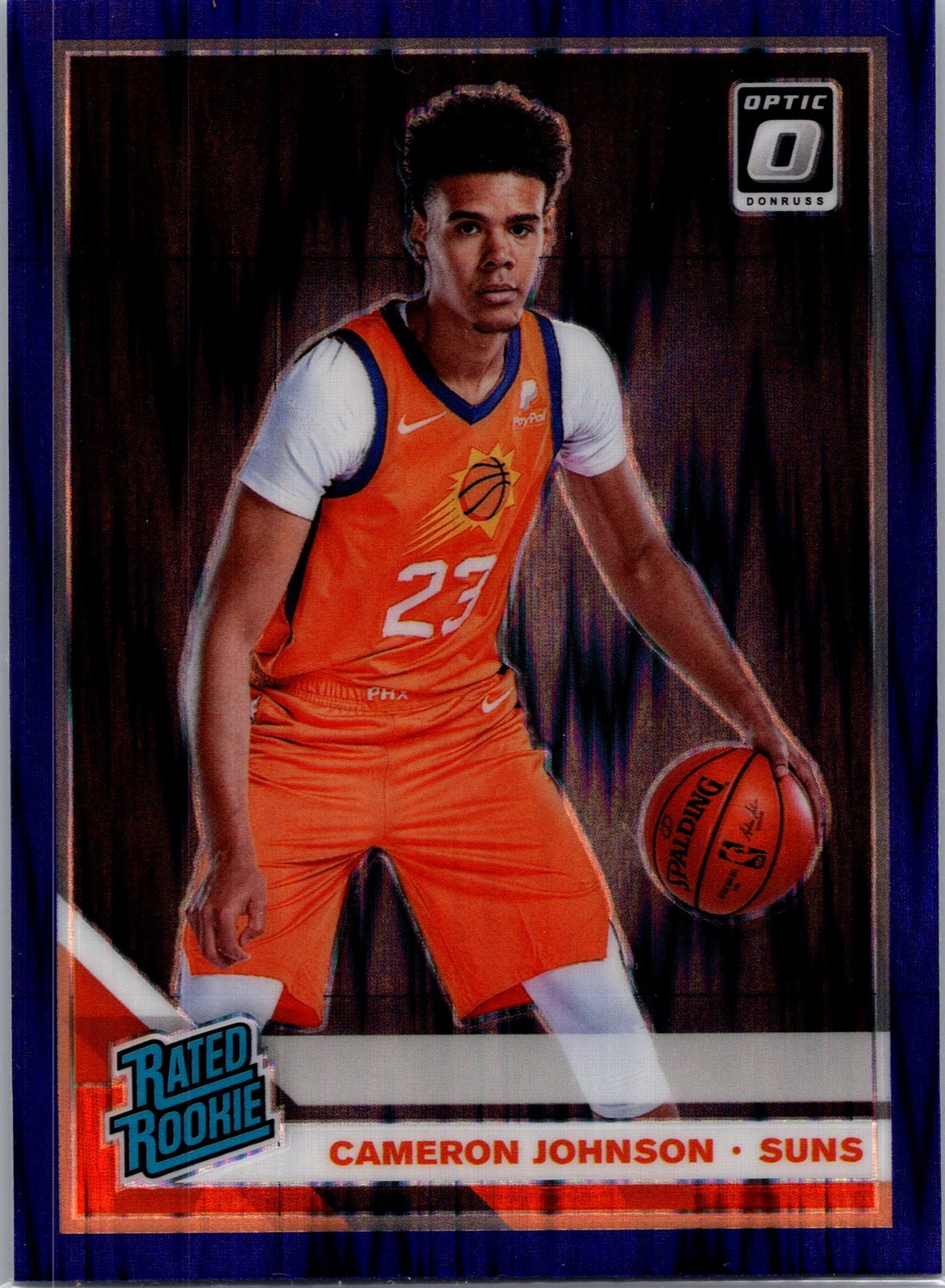 2019-20 Donruss Optic #200 Cameron Johnson Purple Shock