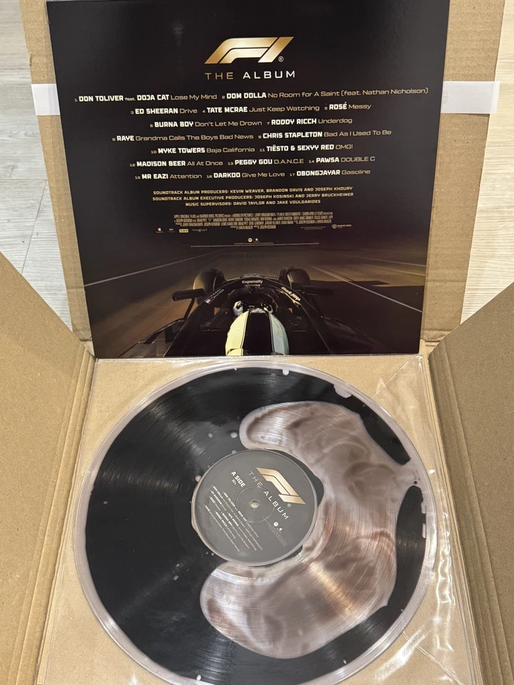 F1 The Album 2025 Soundtrack Limited Edition Oil Filled Vinyl LP - New & In Hand - Image 2 of 4