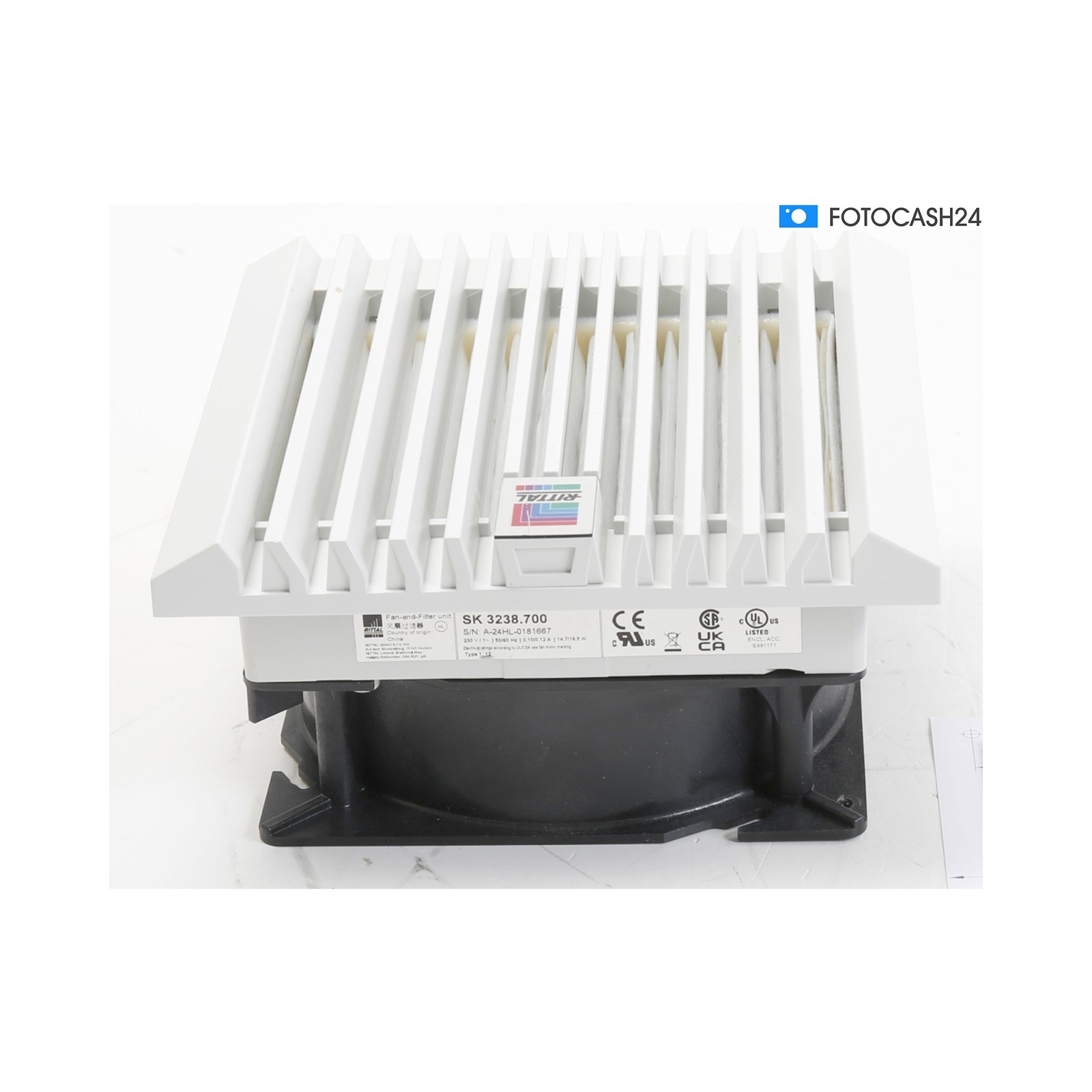 Rittal Blue e+ Filter Fan 63/72 m³/h, 230 V, Defective (289281)