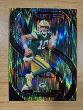 2024 Select Green & Yellow Shock  Prizm Jordan Love #172 Green Bay Packers