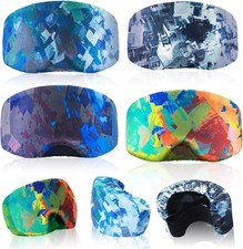 Civaner 4 Pieces Ski Snowboard Goggle Cover Sleeve Microfiber...