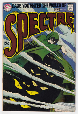 US/DC  THE SPECTRE Vol.I #10  Steve Skeates, Jack Sparling, José Delbo  1969